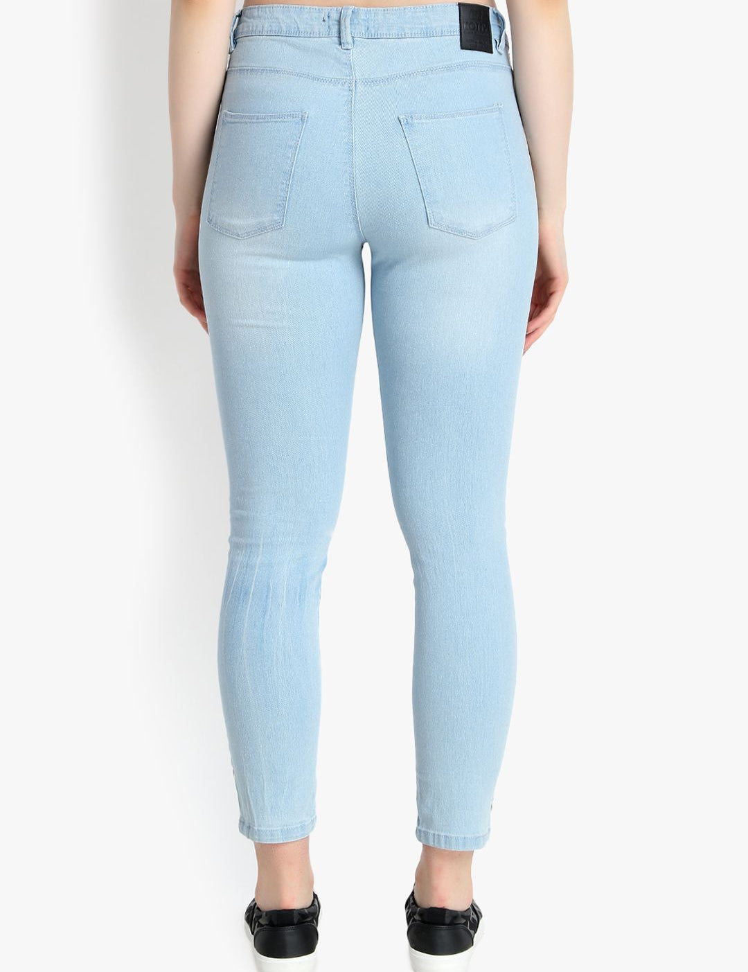 Kotty Women Blue Skinny Fit High-Rise Clean Look Stretchable Jeans