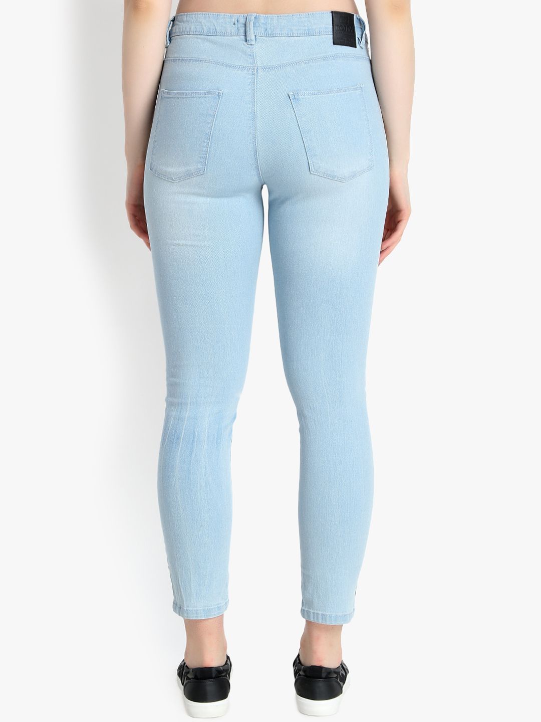 Kotty Women Blue Skinny Fit High-Rise Clean Look Stretchable Jeans
