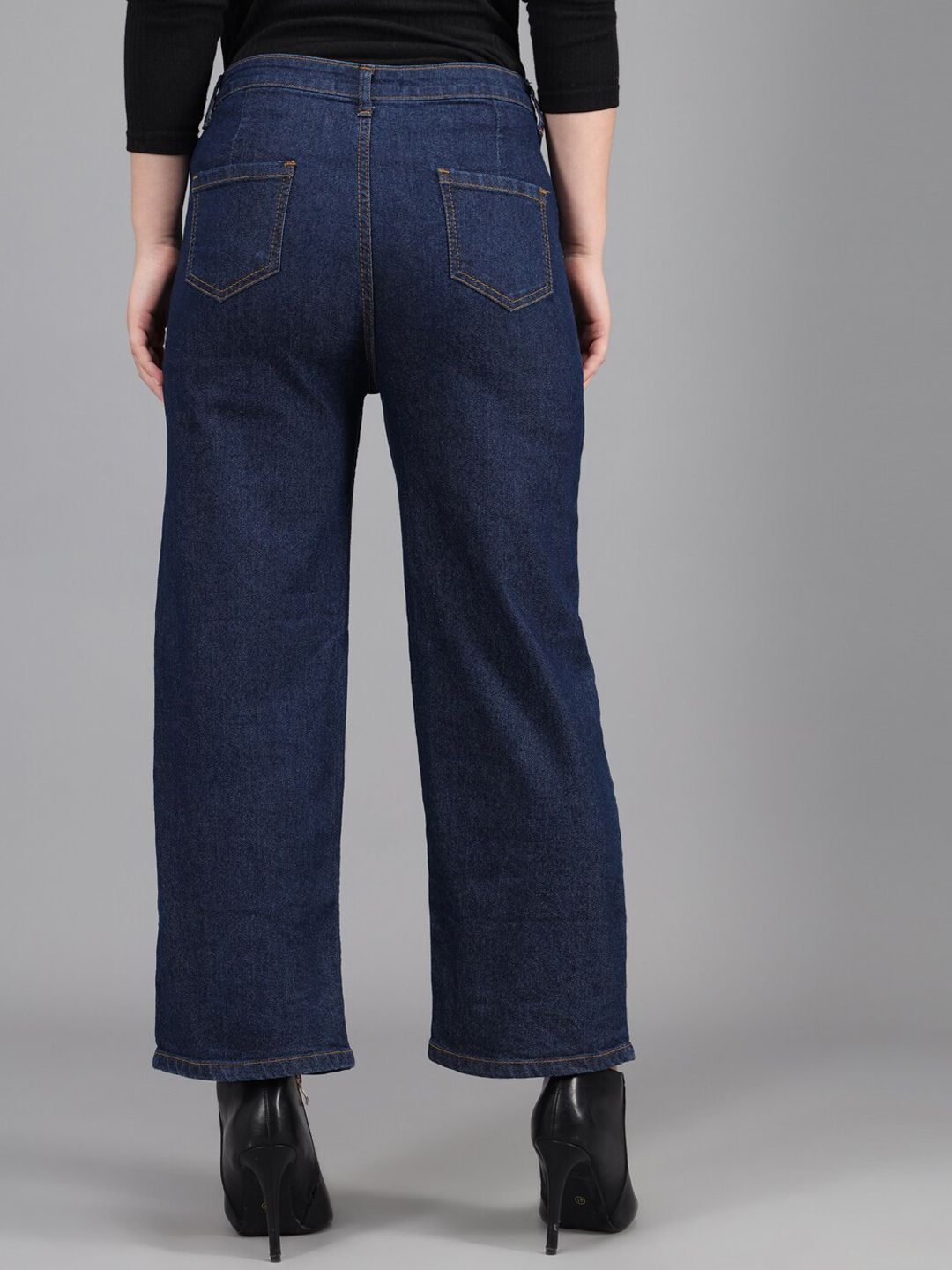 Kotty Women Blue Flared High-Rise Jeans