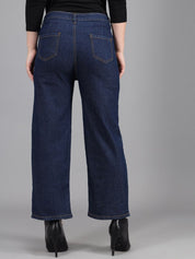 Kotty Women Blue Flared High-Rise Jeans