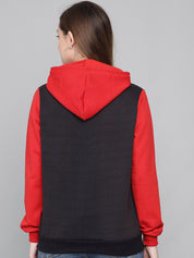 Kotty Women Multicoloured Hooded Sweatshirt