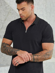 Kotty Men Polo Collar Cotton T-shirt