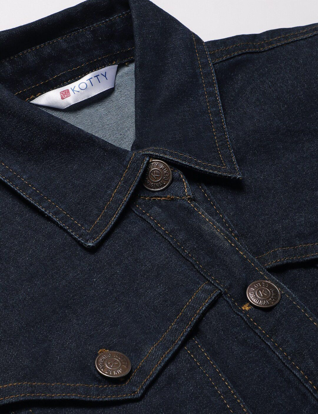 Kotty Women Blue Solid Denim Shirt Dress & Belt