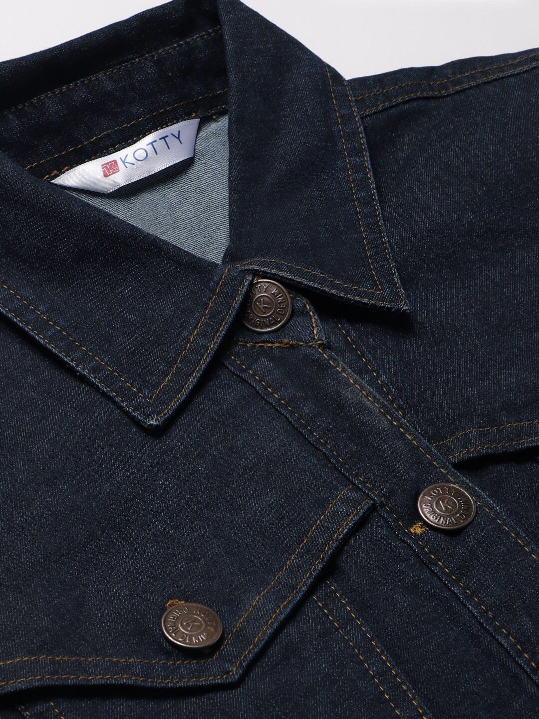 Kotty Women Blue Solid Denim Shirt Dress & Belt