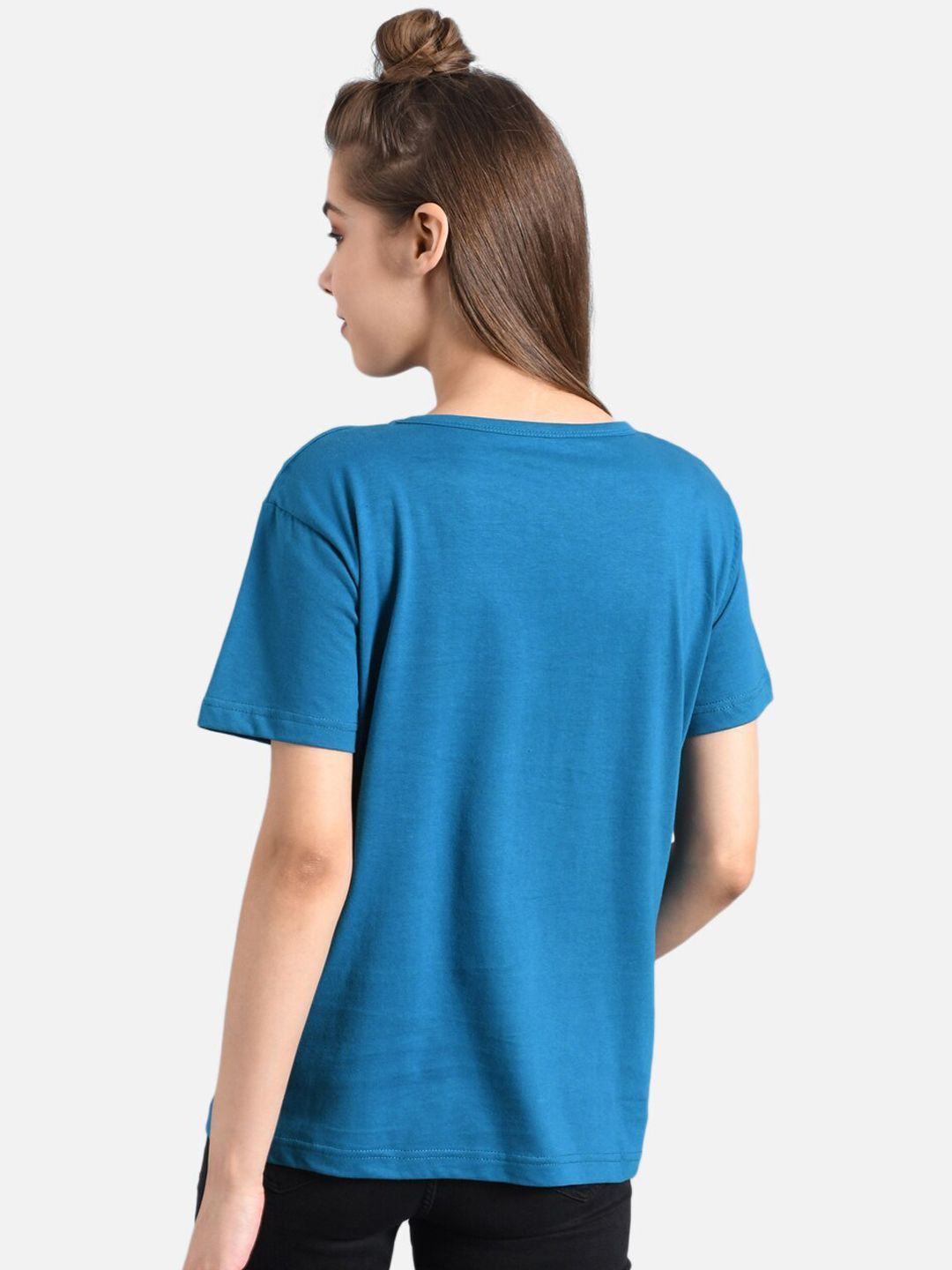 Kotty Women Pack of 2 Printed Round Neck T-shirts