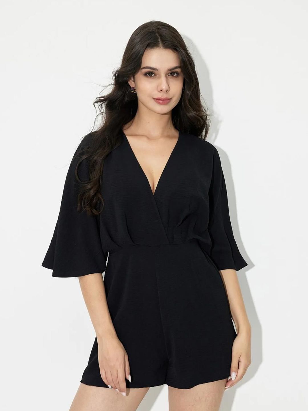 Kotty Women V-Neck Playsuit Jumpsuit