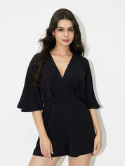 Kotty Women V-Neck Playsuit Jumpsuit