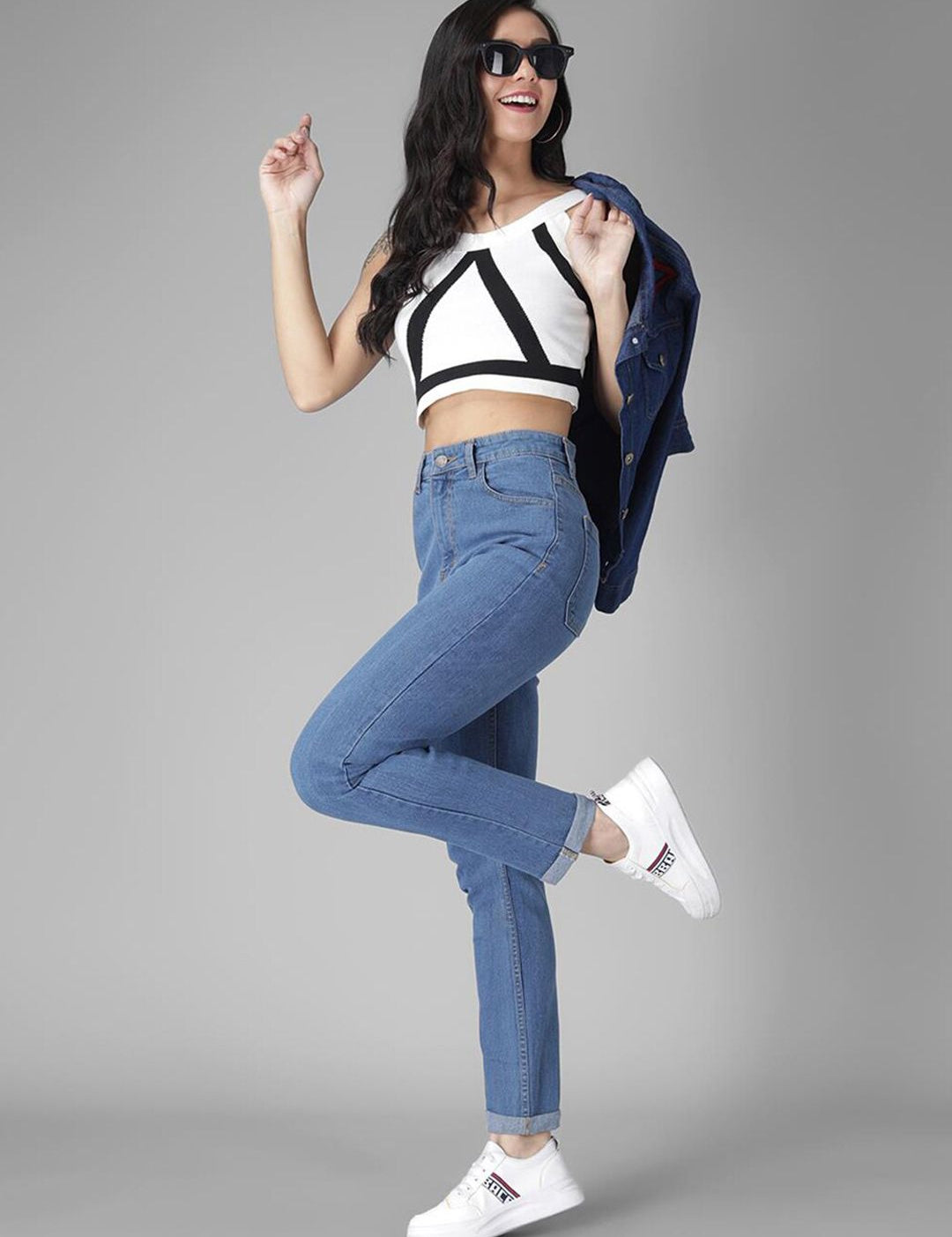 Kotty Women Slim Fit High-Rise Stretchable Jeans