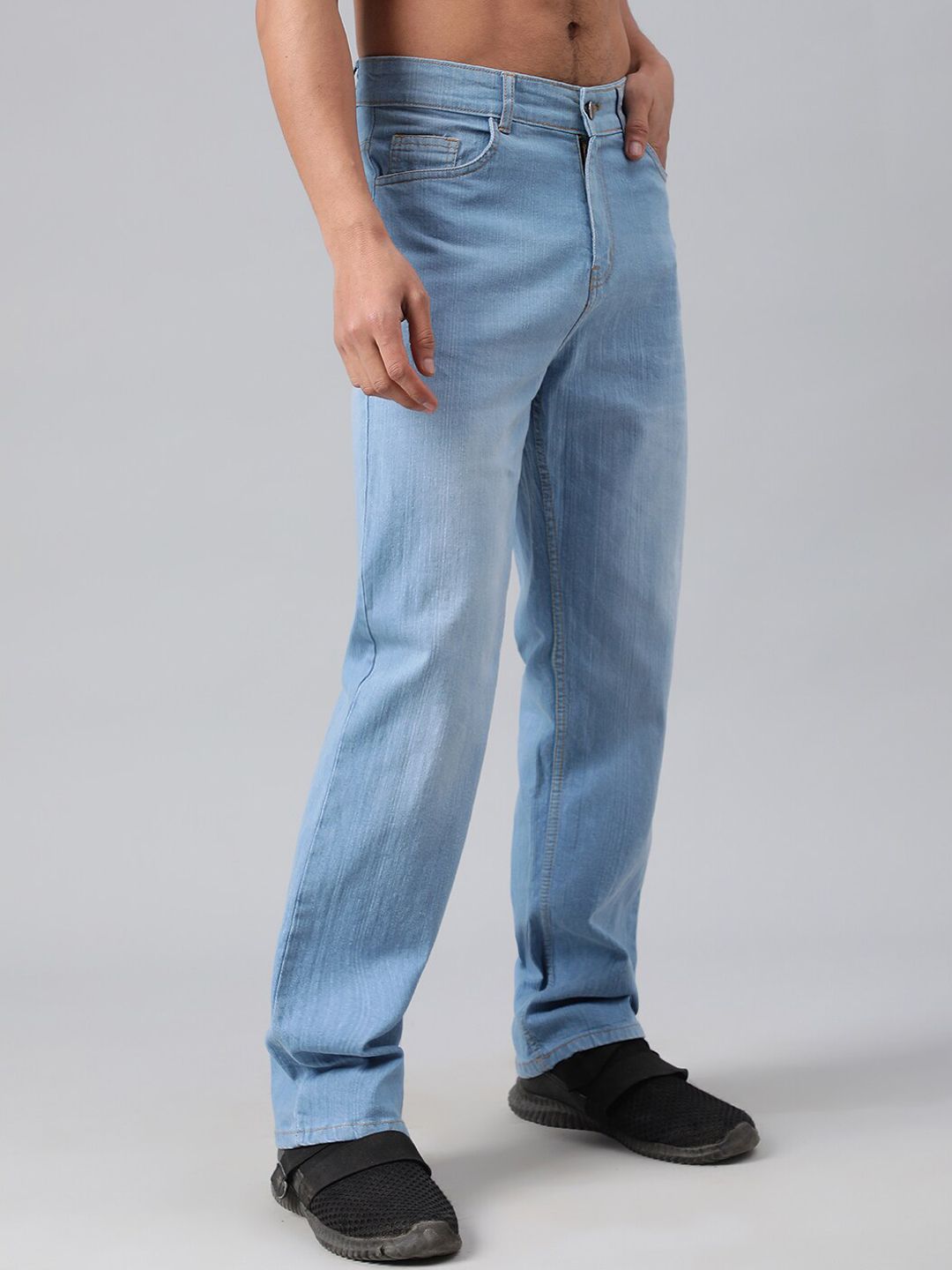 Kotty Men Low-Rise Light Fade Stretchable Jeans