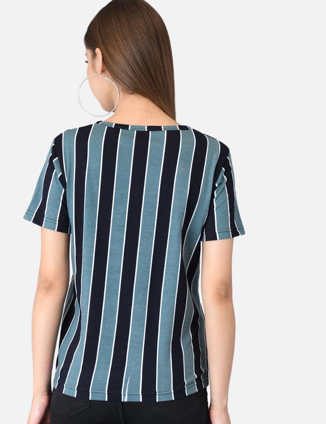 Kotty Women Pack of 2 Multicoloured Colourblocked Round Neck T-shirts