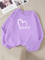 Kotty Graphic Printed Fleece Sweatshirt