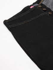 Kotty Women Black Flared High-Rise Clean Look Jeans