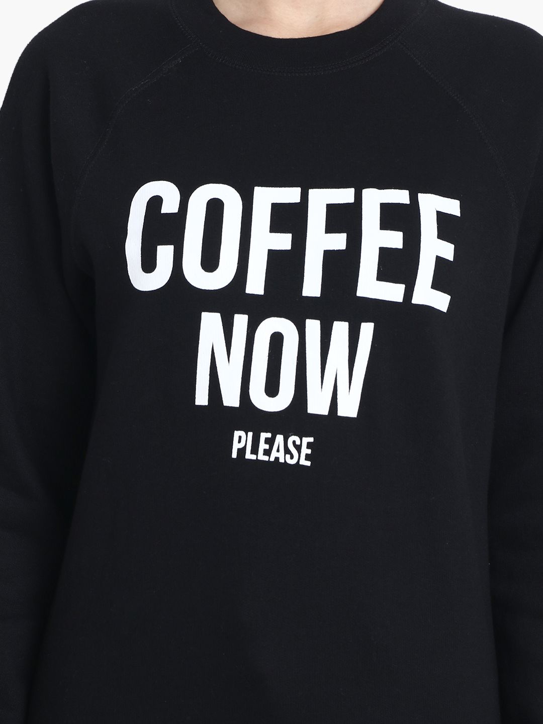 Kotty Women Black Printed Sweatshirt