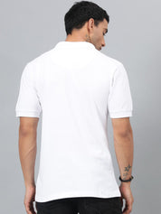 Kotty Men Colourblocked Polo Collar T-shirt