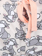 Kotty Women Cream-Coloured & Grey Lounge Shorts KTTSLEEPSHORTS218