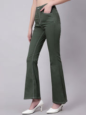 Kotty Women Bootcut High-Rise Stretchable Jeans