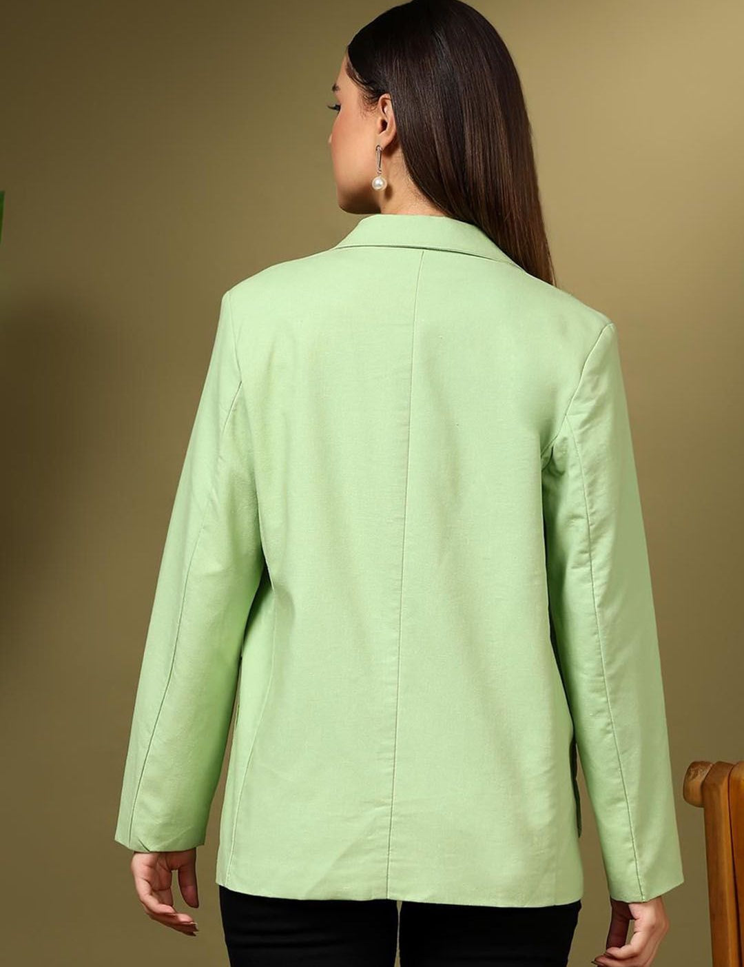 Kotty Notched Lapel Single Breasted Blazer