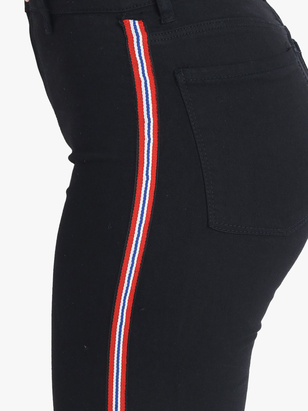 Kotty Women Black Skinny Fit High-Rise Clean Look Stretchable Jeans