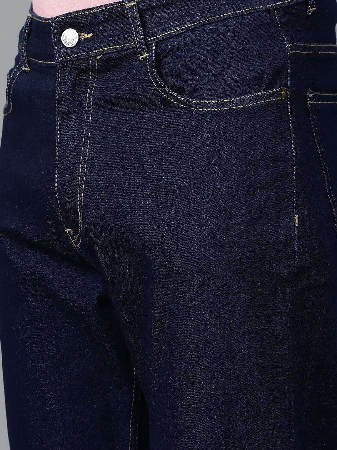 Kotty Men Jean Slim Fit Low-Rise Clean Look Stretchable Jeans