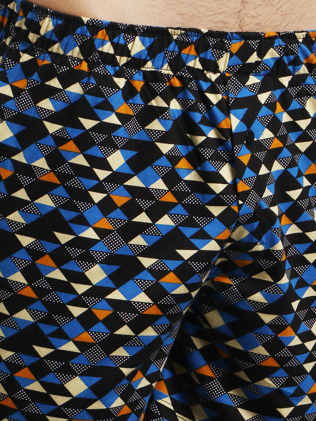 Kotty Men Black & Blue Printed Boxers KTTMENSBOXER47S