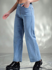 Kotty Women Jean Straight Fit High-Rise Stretchable Jeans