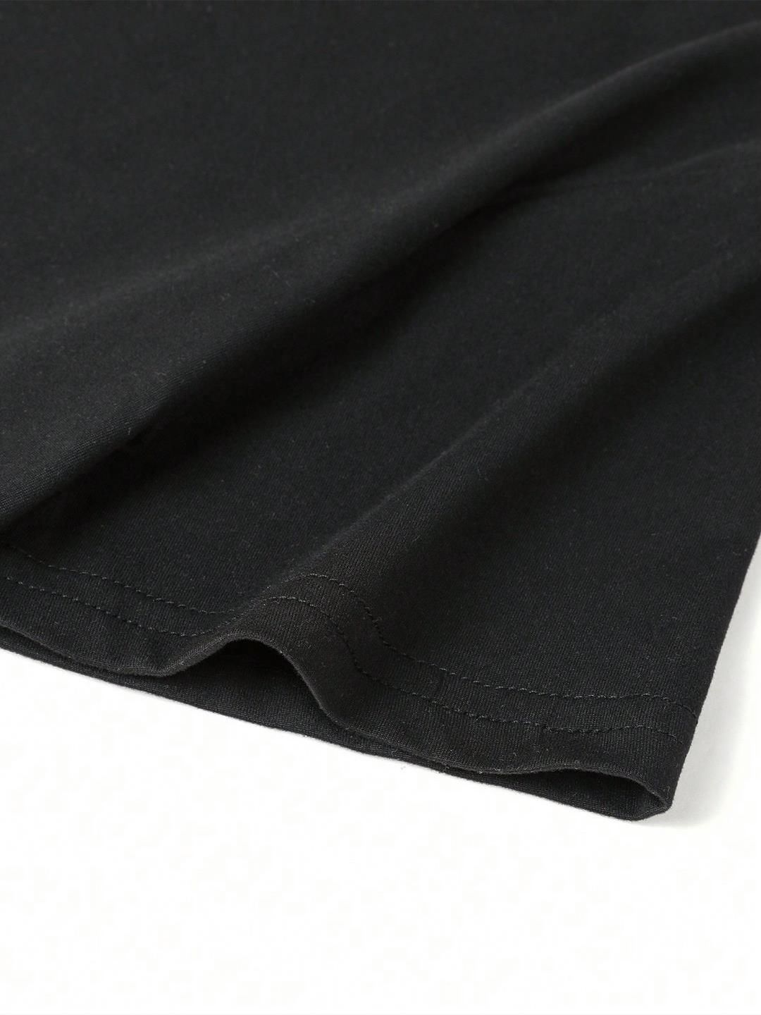 Kotty Girls Graphic Printed Round Neck Cotton Oversized T-shirt