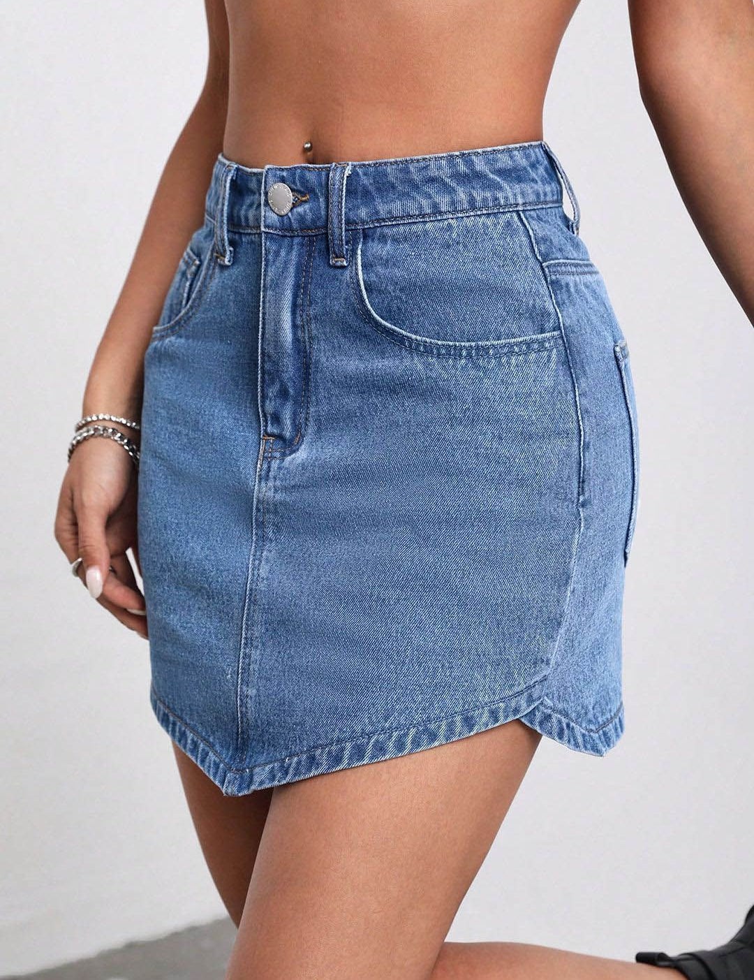 Kotty A-Line Above Knee Length Skirt