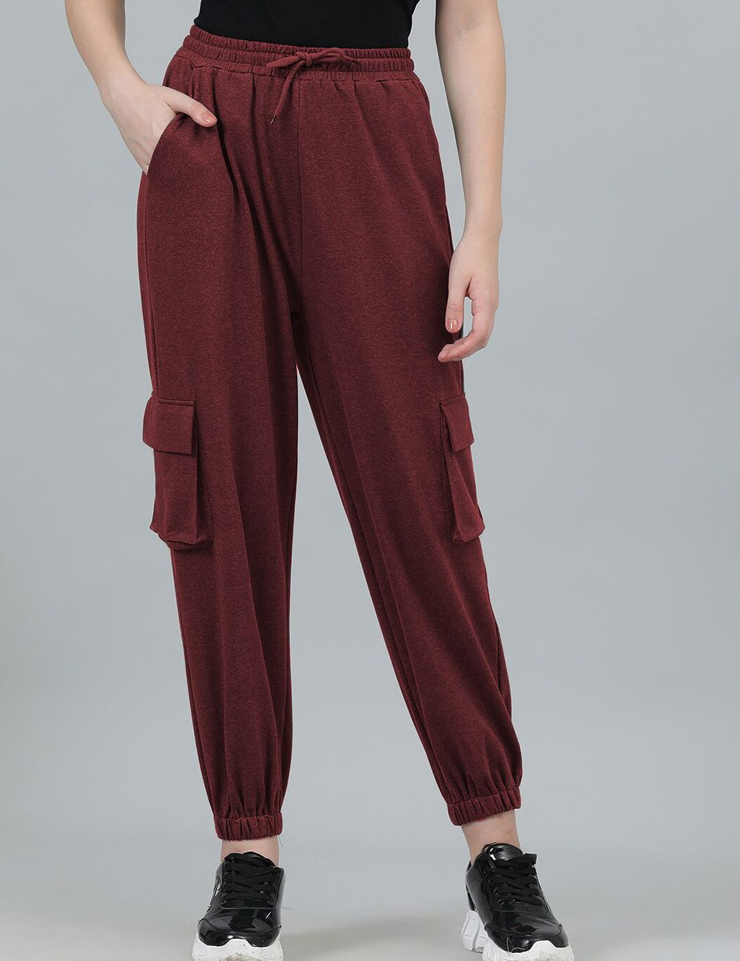 Kotty Women Cotton Mid-Rise Joggers