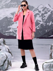 Kotty Women Regular Fit Single-Breasted Cotton Overcoat