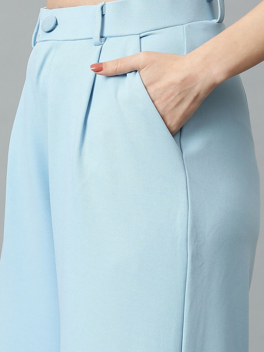 KOTTY BIZwear Basics Notched Lapel Collar Blazer With Trousers