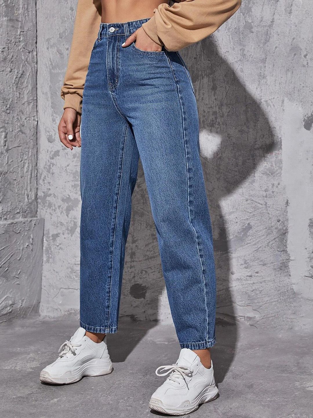 Kotty Women Jean Regular  Fit High-Rise Light Fade Jeans