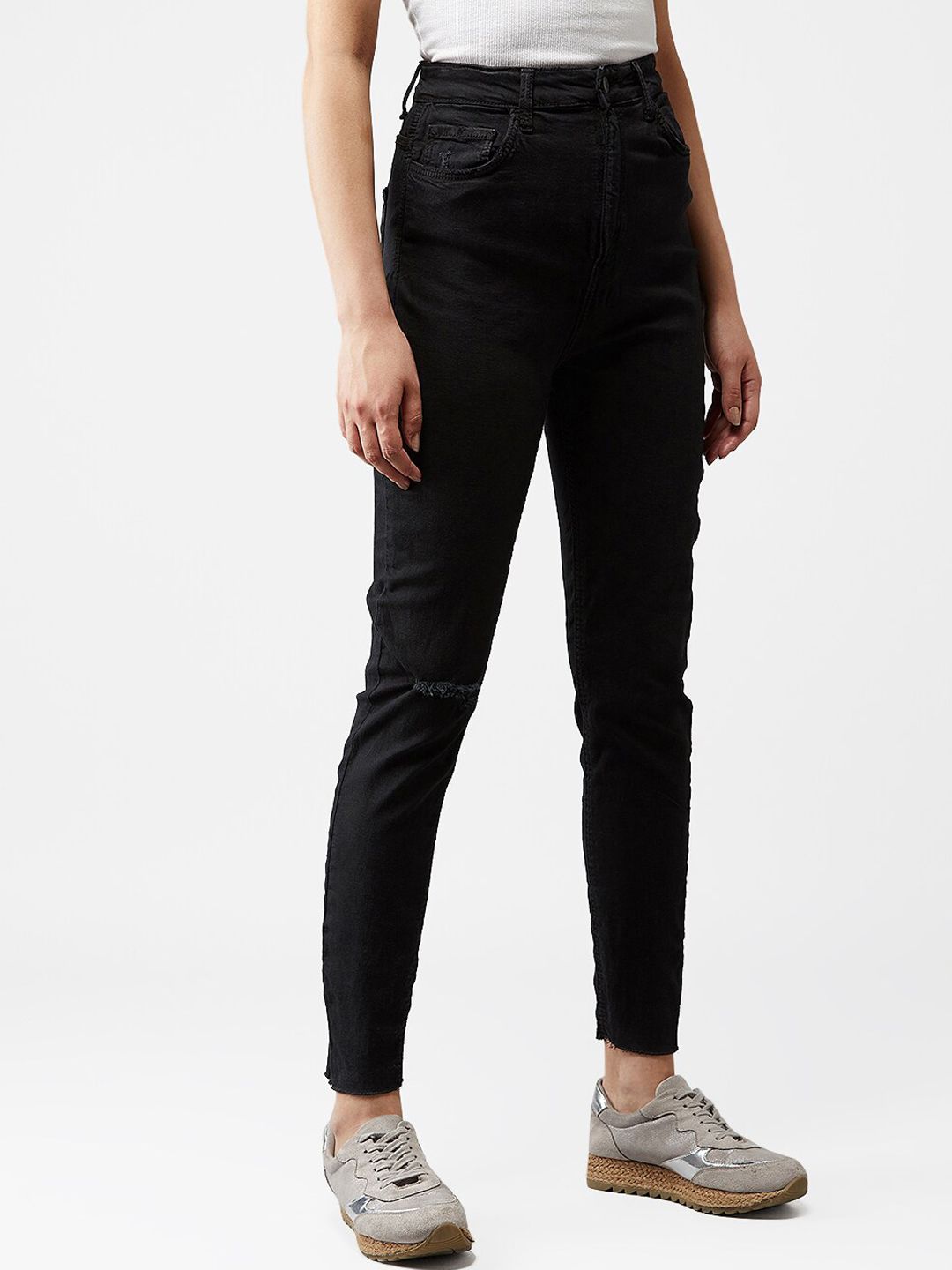Kotty Women Black Skinny Fit Jeans
