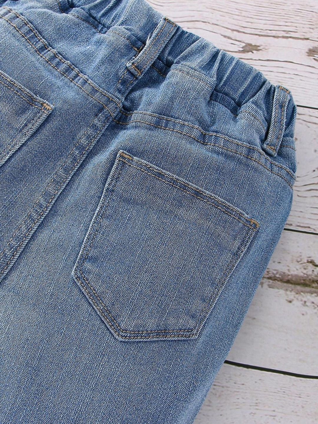 Kotty Girls Jeans Mid Rise Croppped Cotton  Jeans