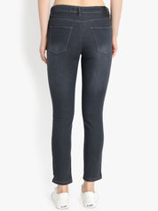 Kotty Women Black Skinny Fit High-Rise Clean Look Jeans