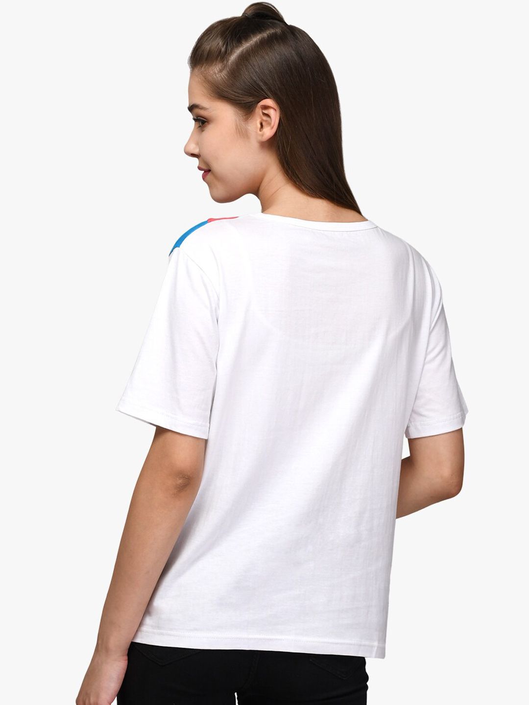 Kotty Women Pack Of 2 Colourblocked Round Neck T-shirt