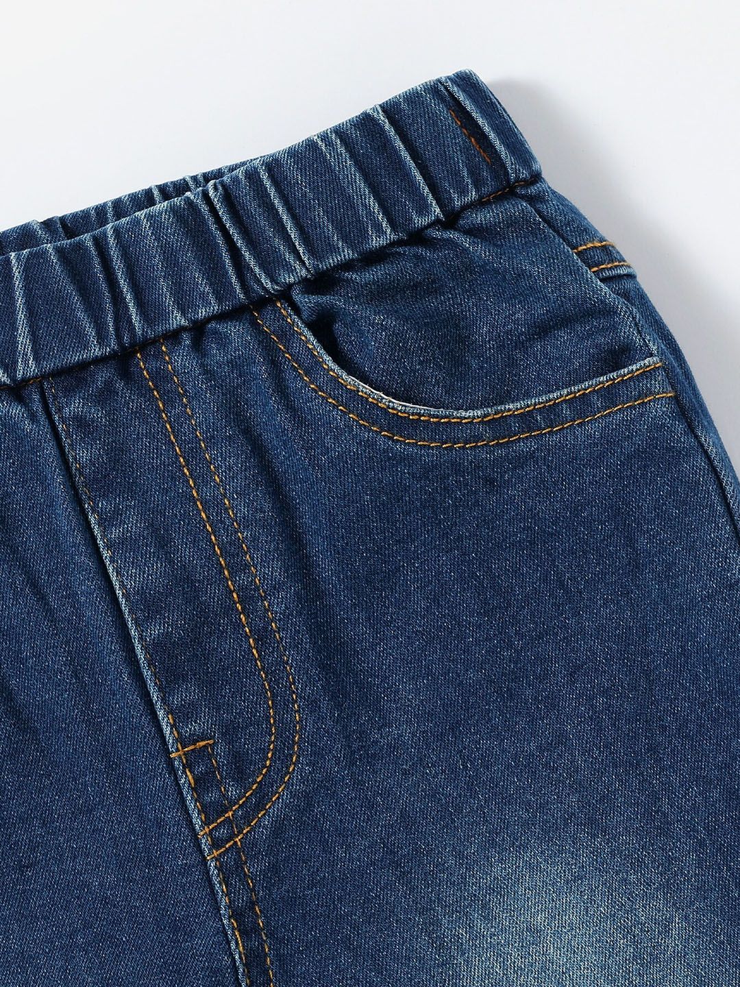 Kotty Girls Blue Jean Heavy Fade Jeans