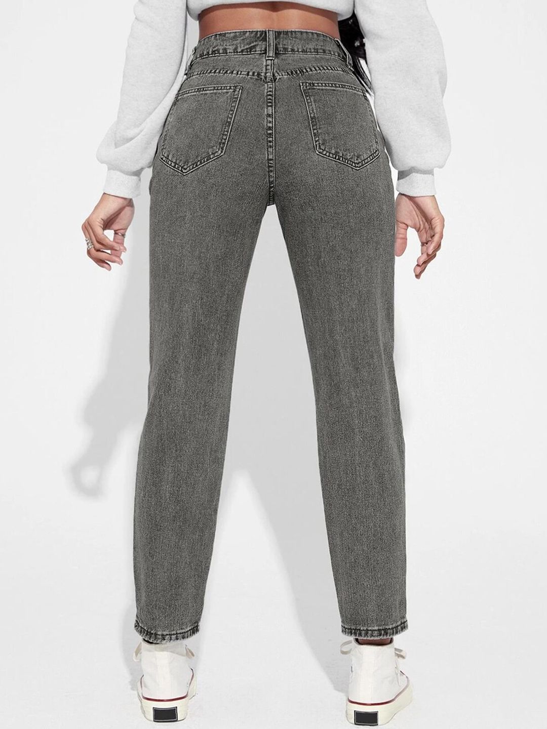 Kotty Women Grey Jean High-Rise Stretchable Jeans