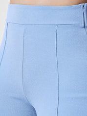 Kotty Women Pack Of 2 Relaxed Straight Leg High-Rise Easy Wash Parallel Trousers