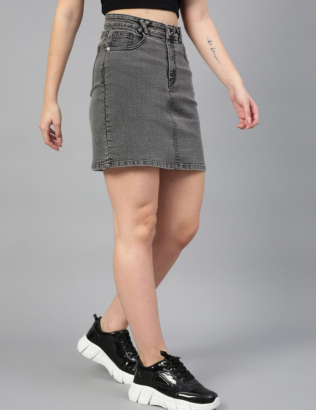 Kotty A-Line Denim Skirt