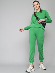 Kotty Women Green Hooded Co-Ord Set 