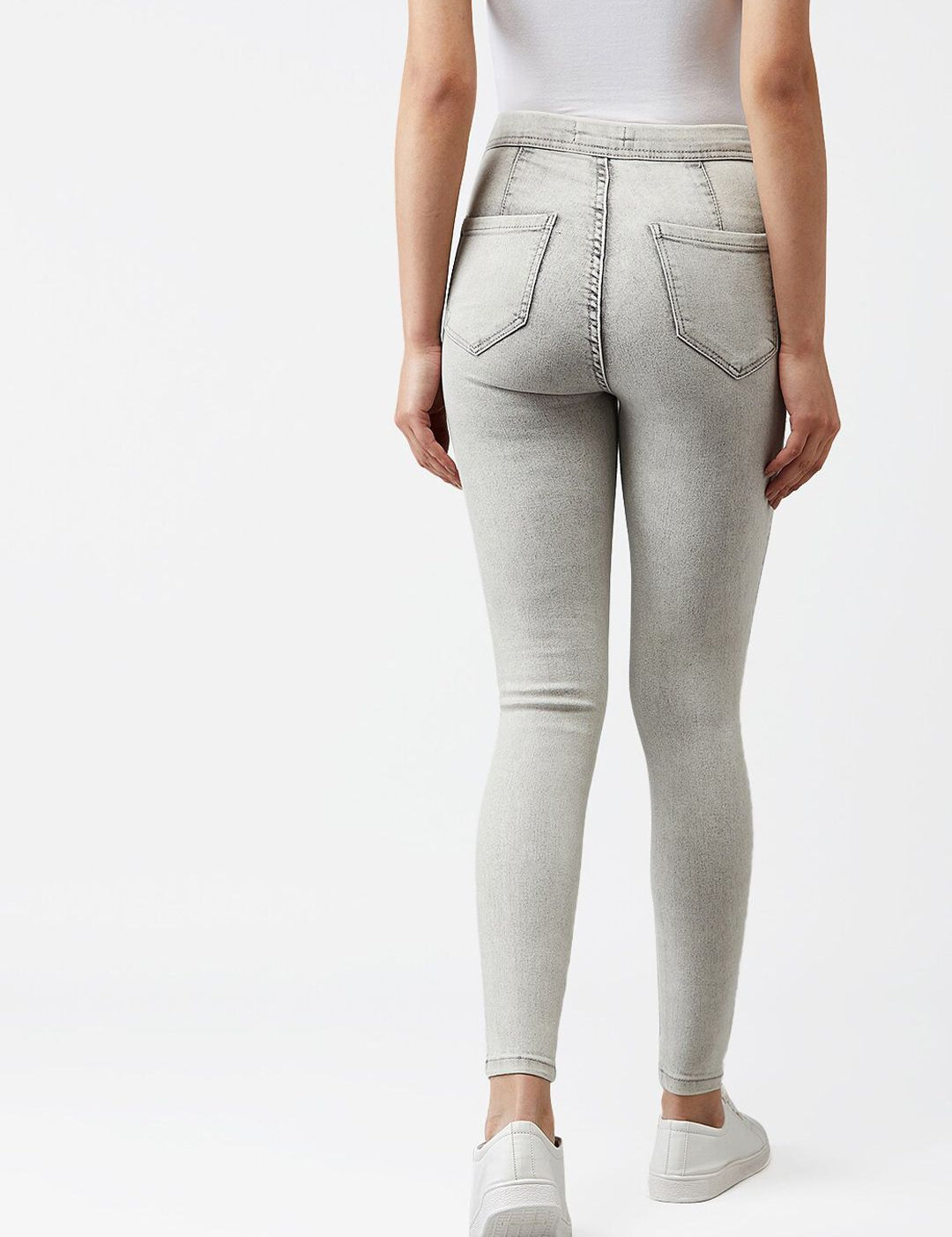 Kotty Women Grey Skinny Fit Jeans