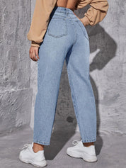 Kotty Women Jean High-Rise Light Fade Clean Look Stretchable Jeans