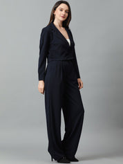 KOTTY BIZwear Basics Notched Lapel Collar Blazer With Trousers