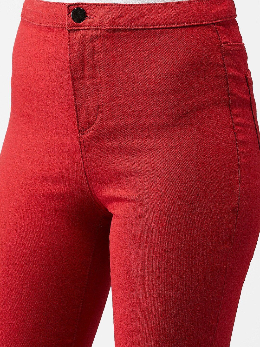 Kotty Women Maroon Skinny Fit Jeans