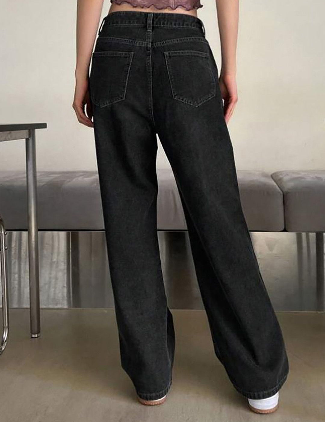 Kotty Women Straight Fit High-Rise Stretchable Jeans