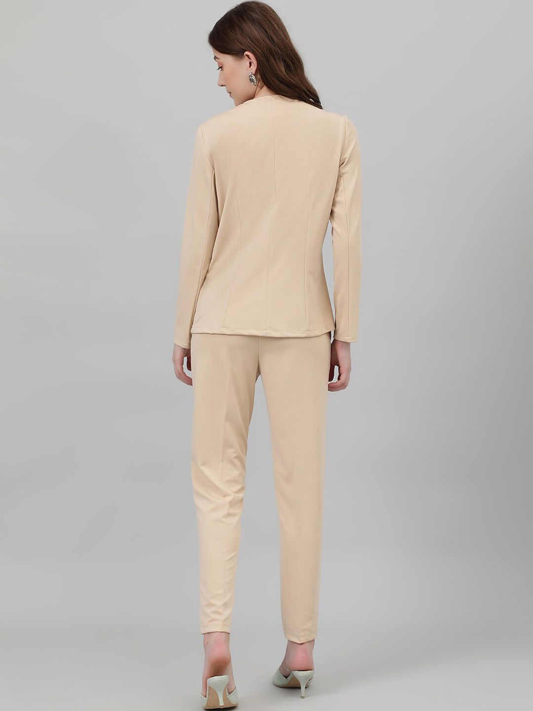 Kotty Beige Blazer With Trouser