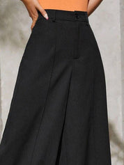 Kotty Women Relaxed Straight Leg High-Rise Trousers