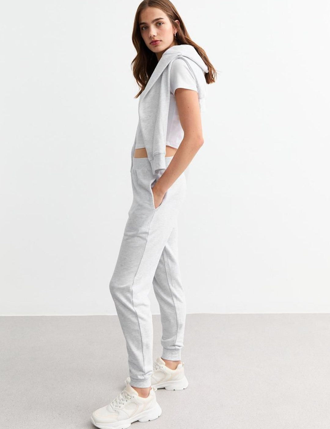 Kotty Women Cotton Mid Rise Joggers 