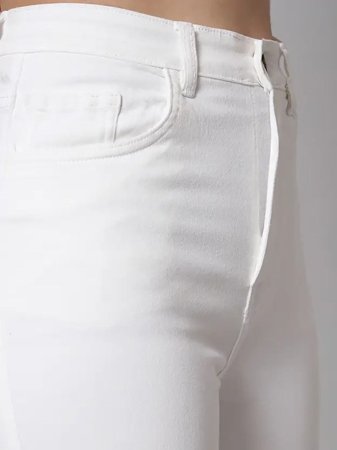 Kotty Women Bootcut High-Rise Stretchable Cotton Jeans