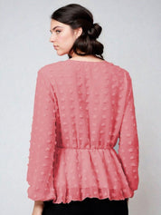 Kotty Women Solid V-Neck Top